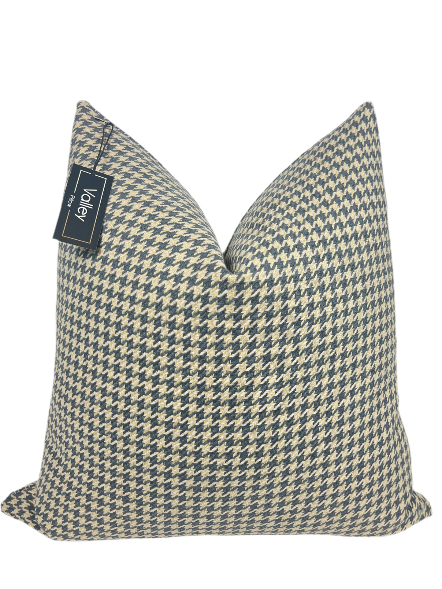 Blue & Cream Houndstooth