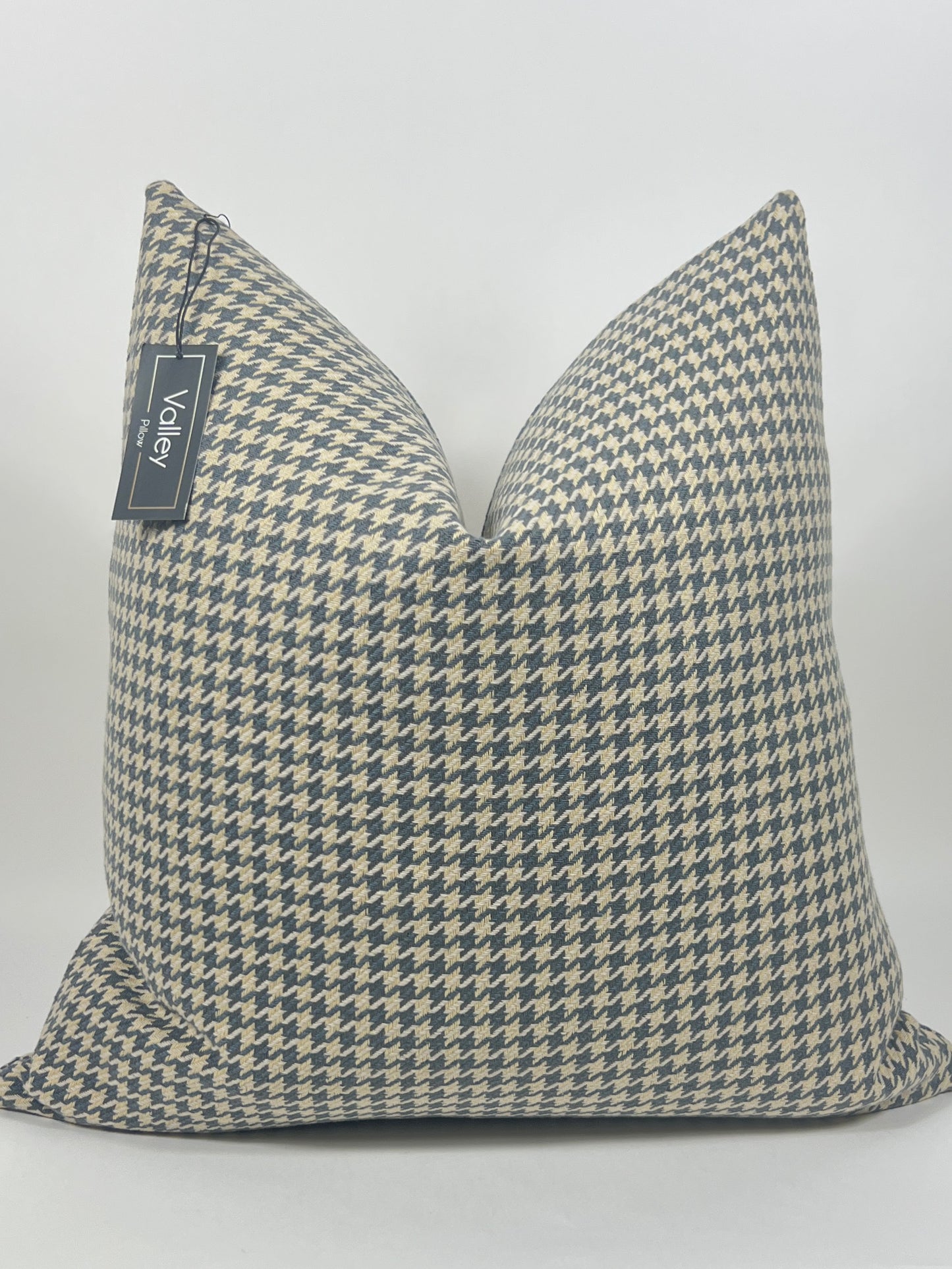 Blue & Cream Houndstooth