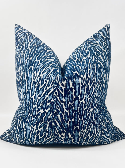 Blue Animal Print