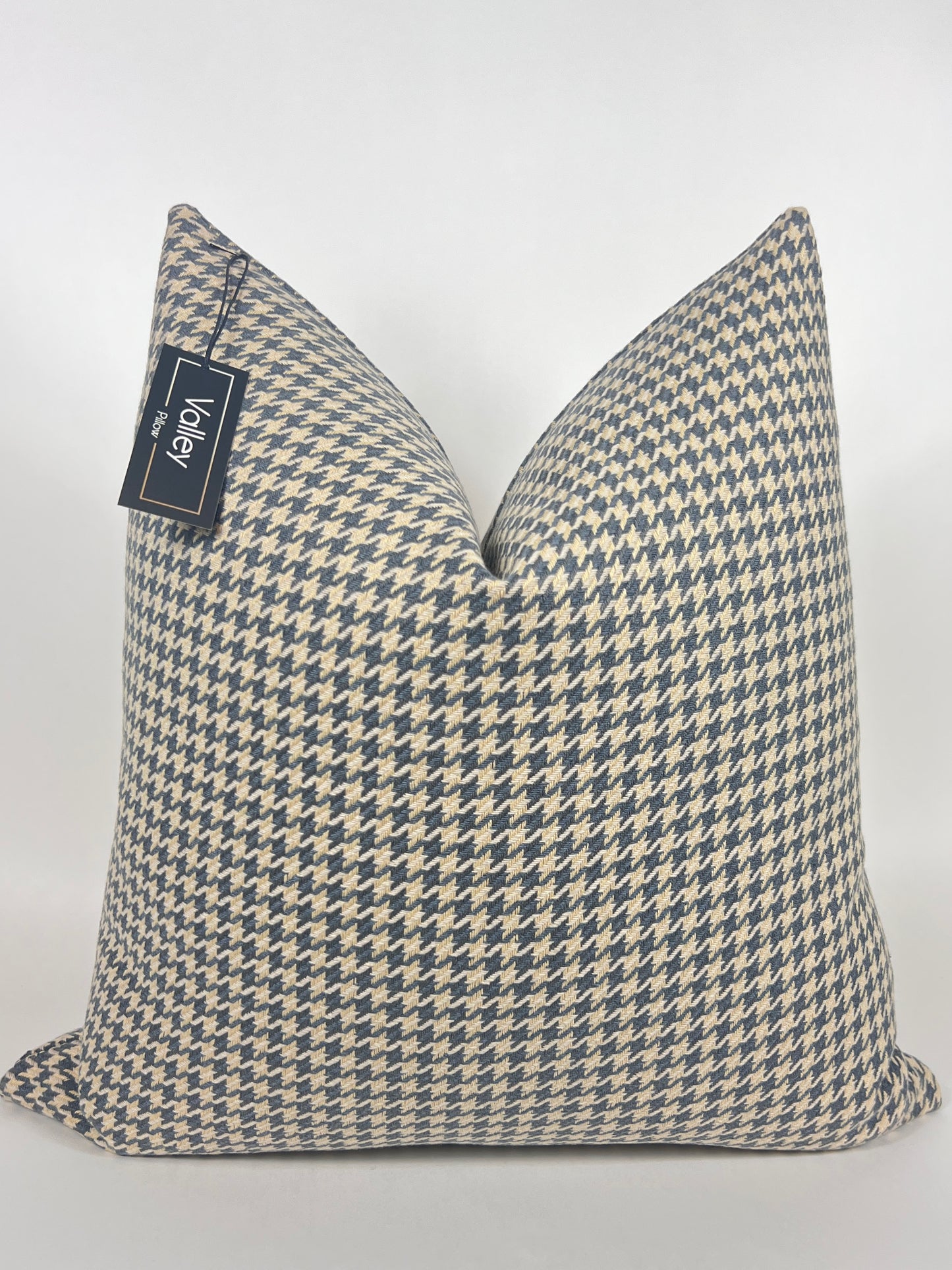 Blue & Cream Houndstooth