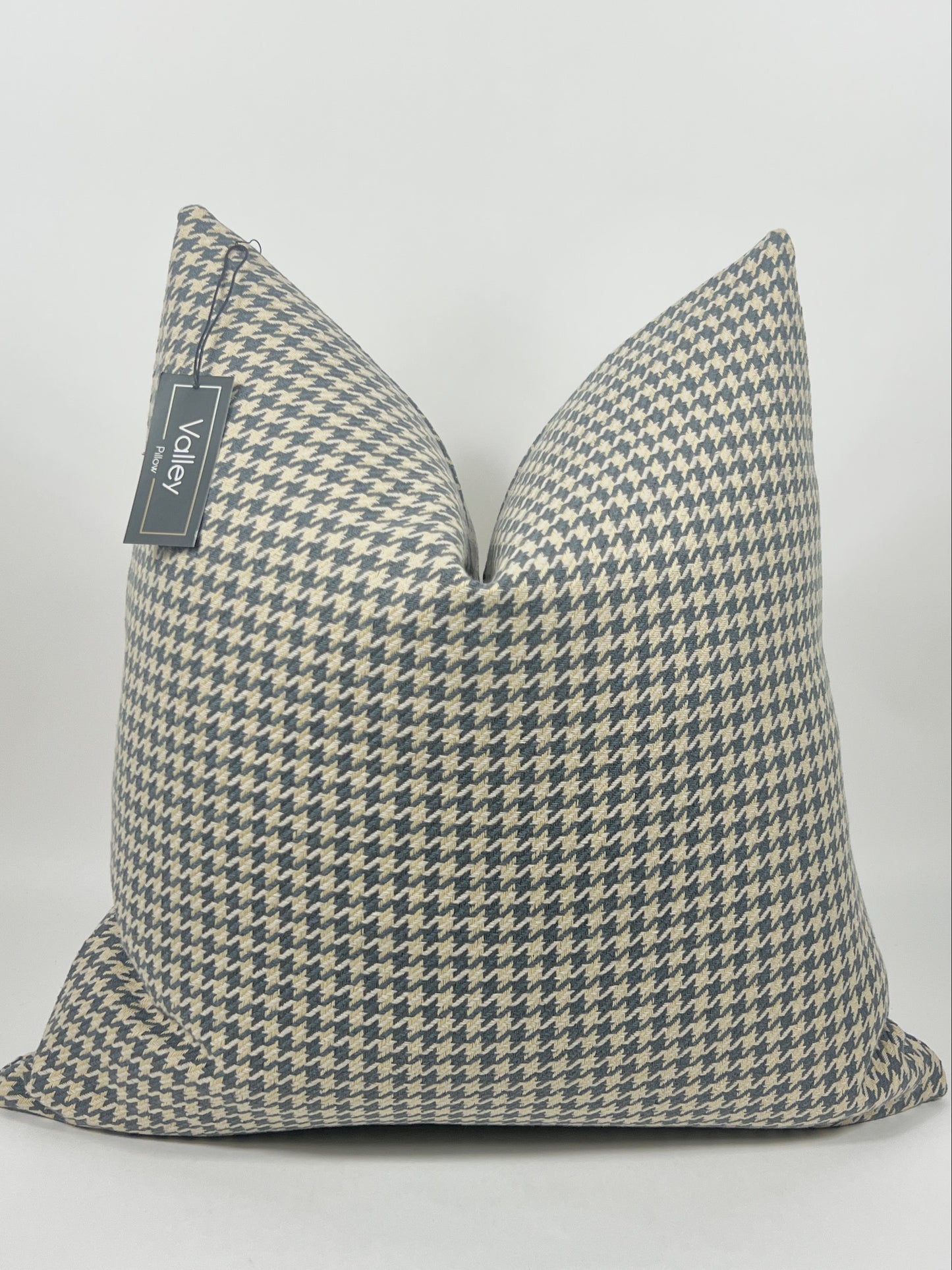 Blue & Cream Houndstooth