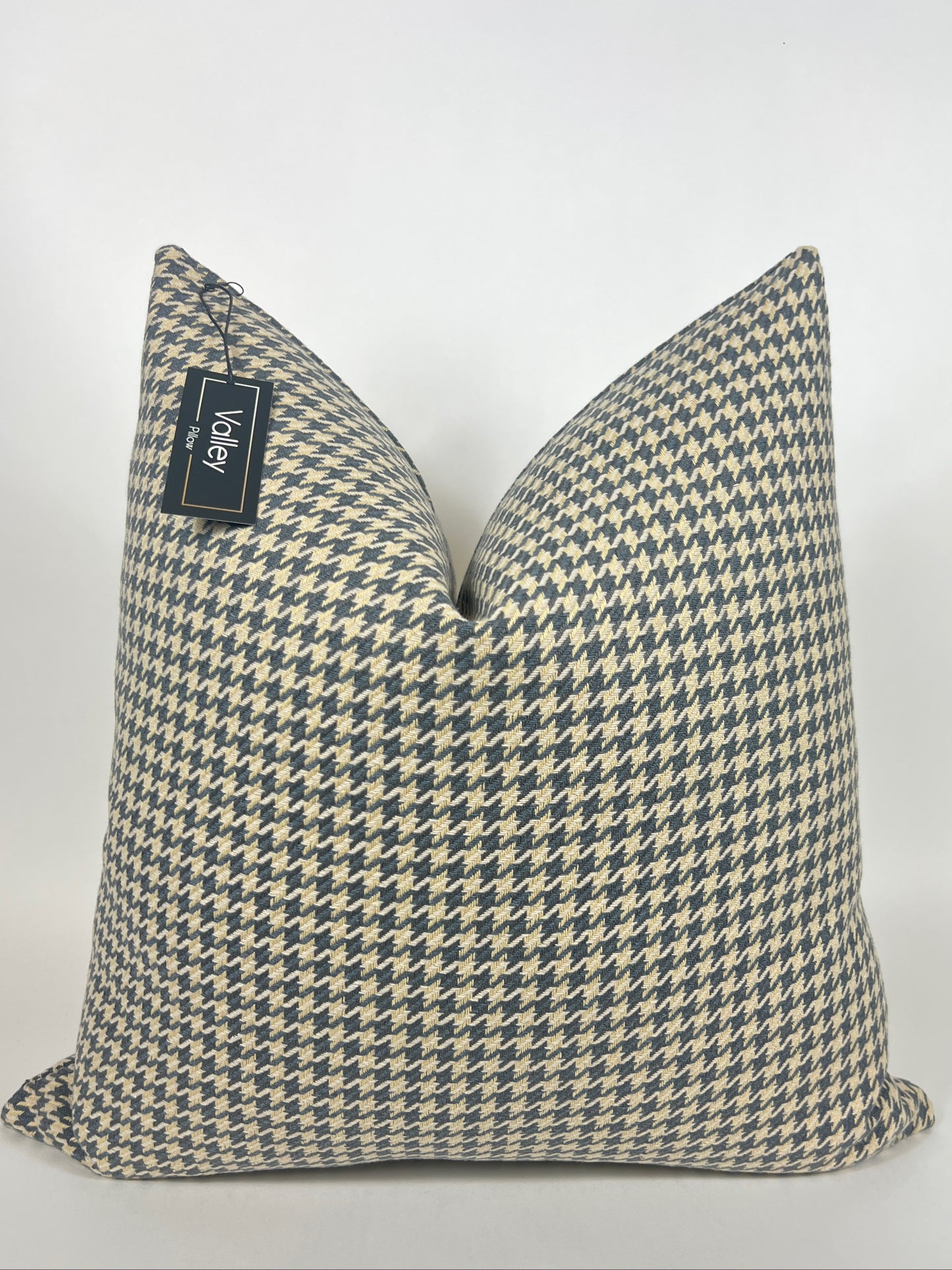 Blue & Cream Houndstooth