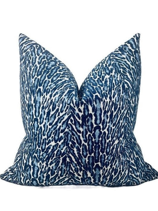 Blue Animal Print