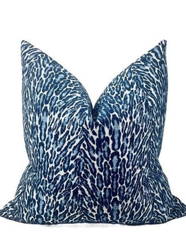 Blue Animal Print