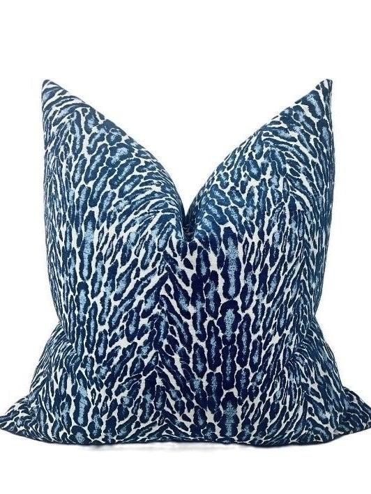 Blue Animal Print