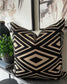 Black & Beige Velvet handmade Pillow/Cover