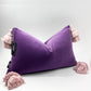 Pink & Purple Tassel Pillow