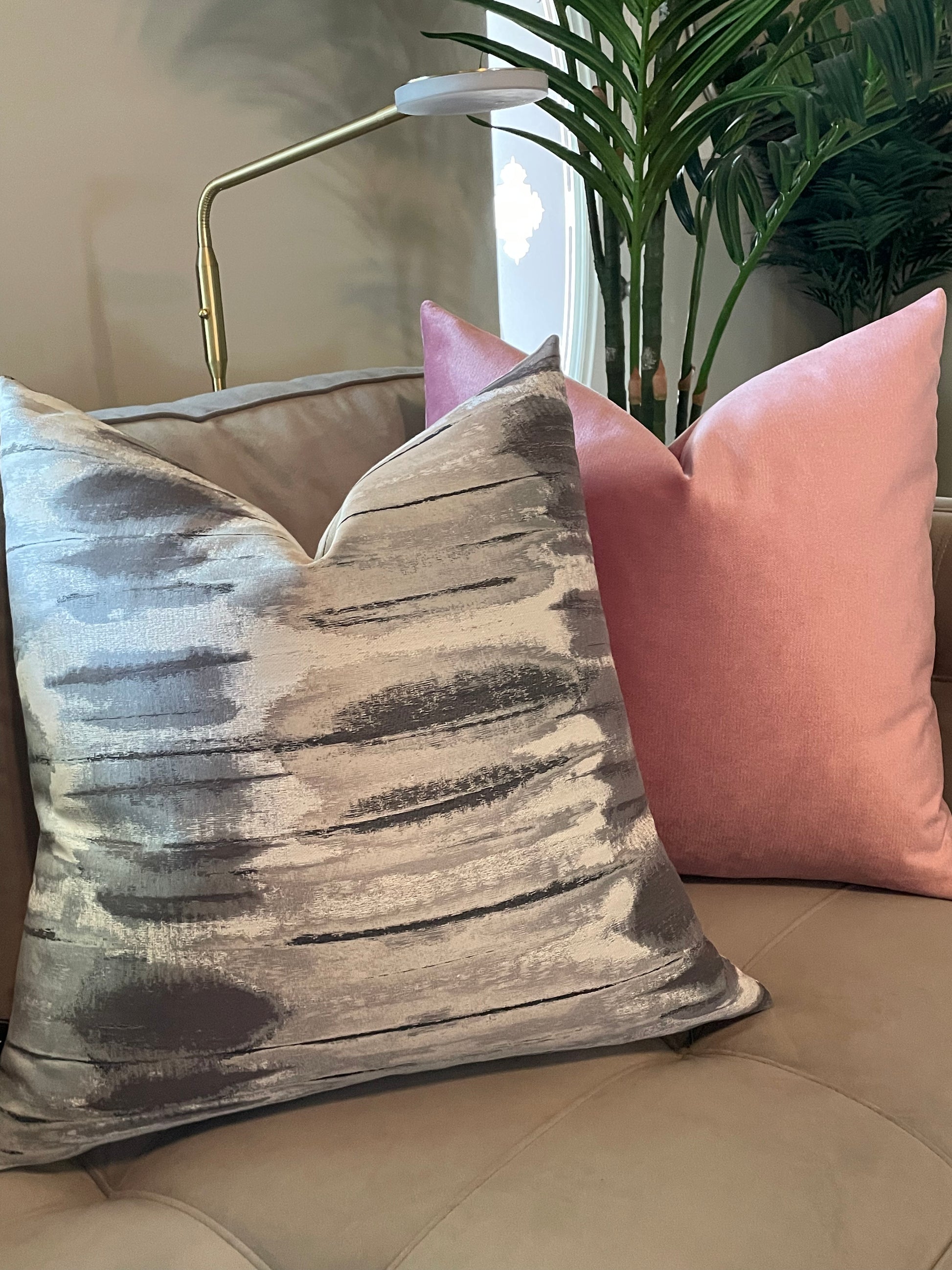 Pink Velvet Pillow/Cover